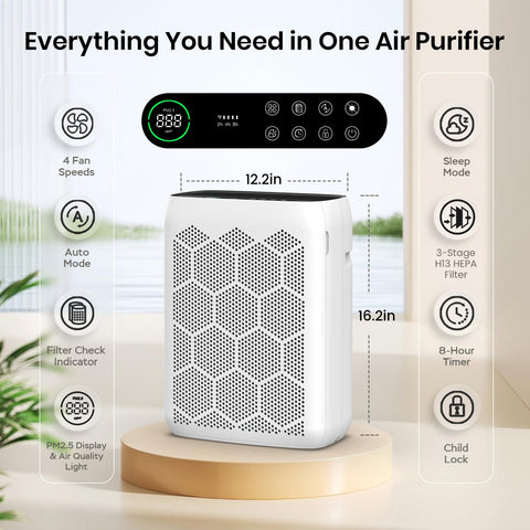 Domotrix JH22C essential oil tray adds a subtle room fragrance.