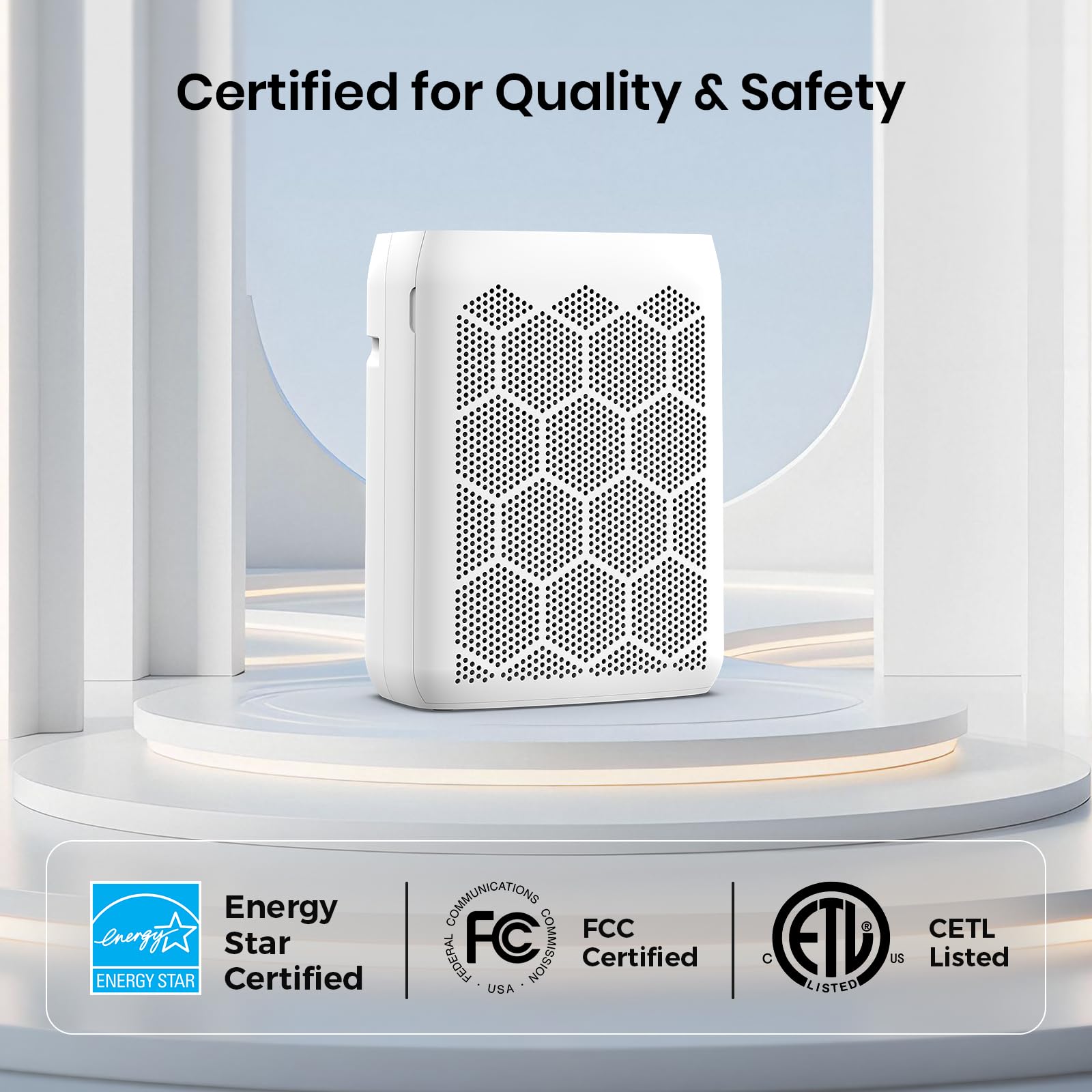 Domotrix JH22C washable pre-filter extends main filter life with easy cleaning.