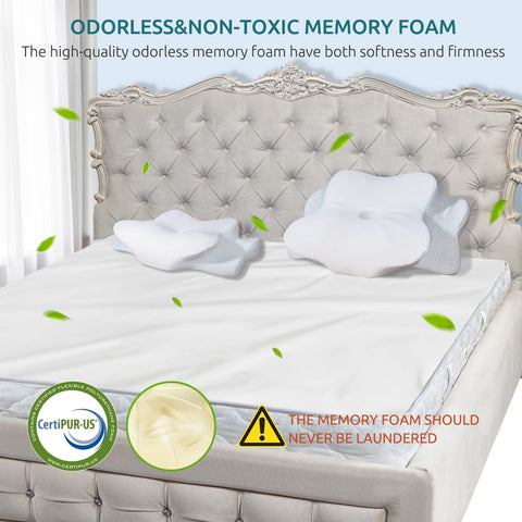 DONAMA cervical pillow night-use view highlights cooling comfort for varied sleep positions.