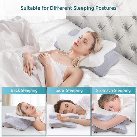 DONAMA hypoallergenic removable pillowcase makes cleaning easy and skin-friendly.