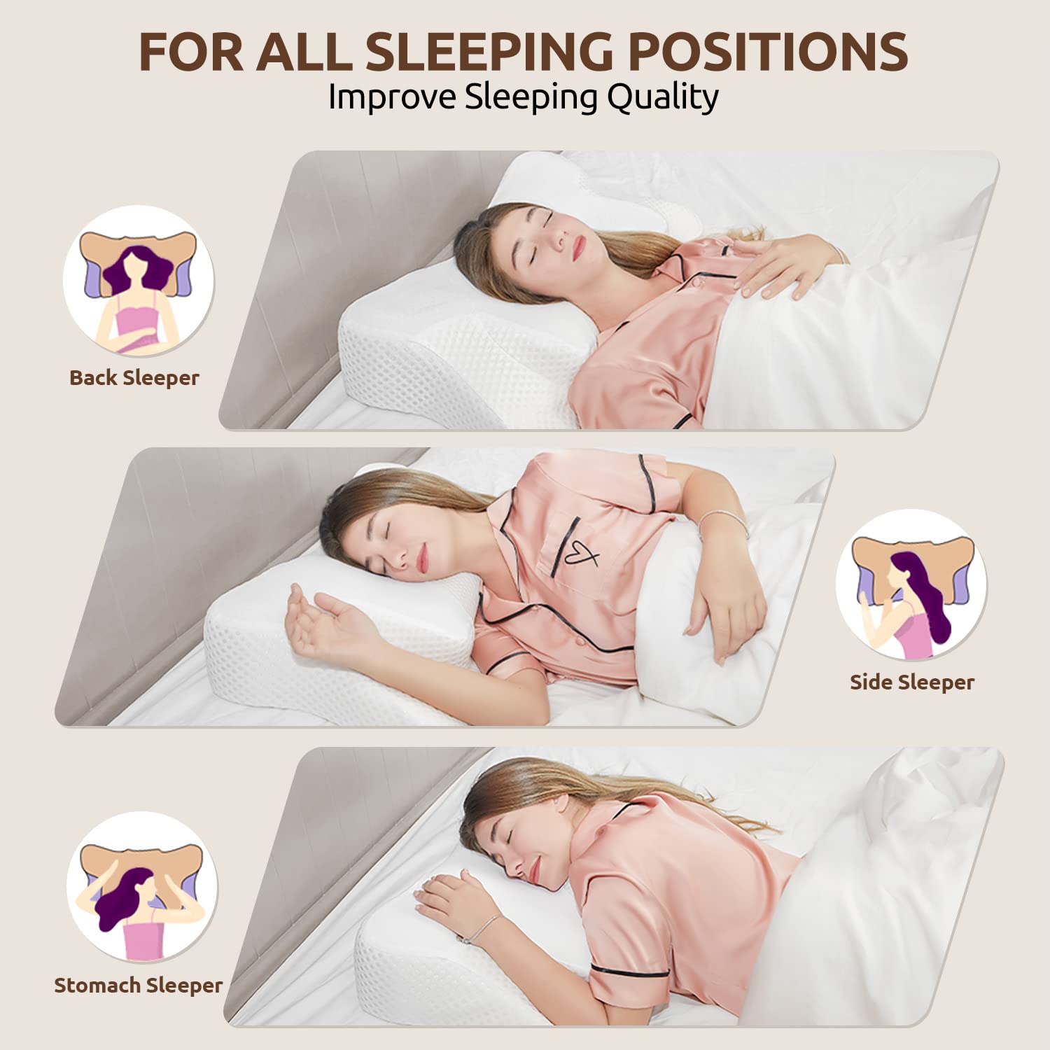 Close-up of DONAMA memory foam core illustrating adaptive comfort