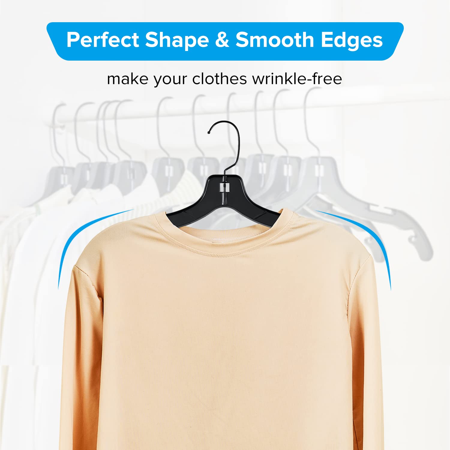 Donext durable hanger with smooth edges to prevent snags.