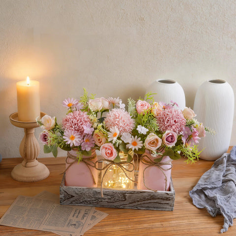 Donmills coffee-table spring centerpiece ideal for casual gatherings and everyday refresh