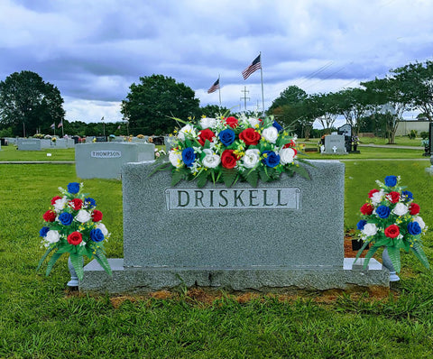 DONODA rose saddle attachment secures tombstone displays for memorial setups.