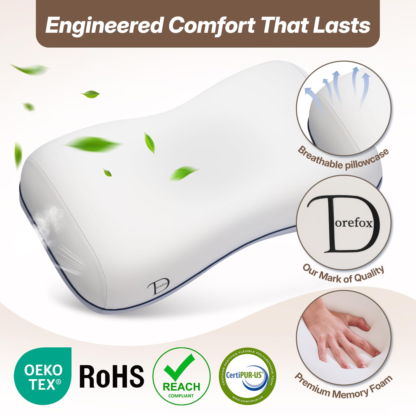 Dorefox durable-construction preserves firmness over time.