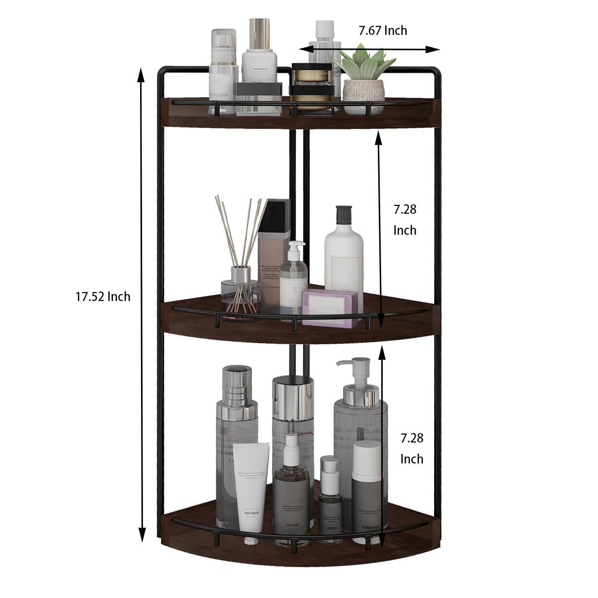 Dorhors easy-assemble shelf ideal for clutter-free countertops