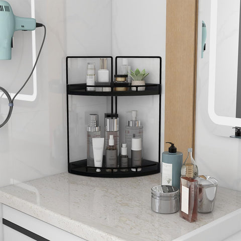 Dorhors skincare storage stand neatly organizes cosmetics and serums.