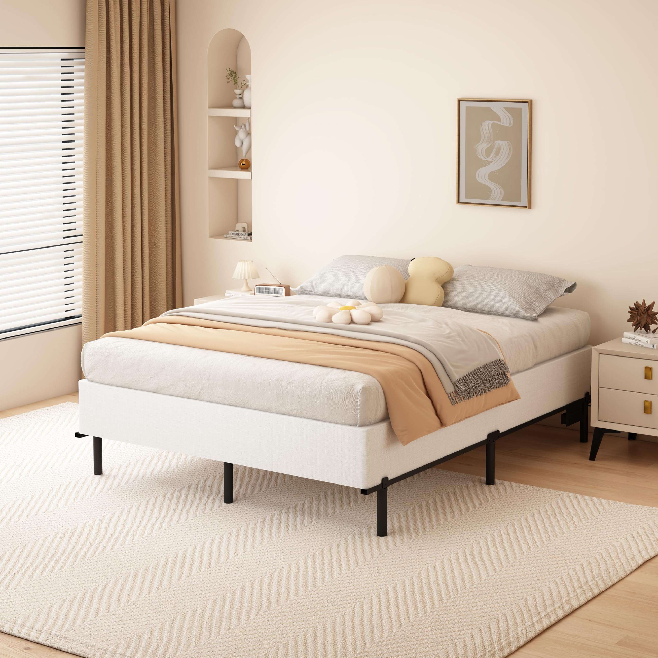 Doritron box spring features four rounded corners for safety.