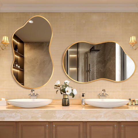 Dorlicecass tempered glass 4mm HD mirror provides clear reflections.