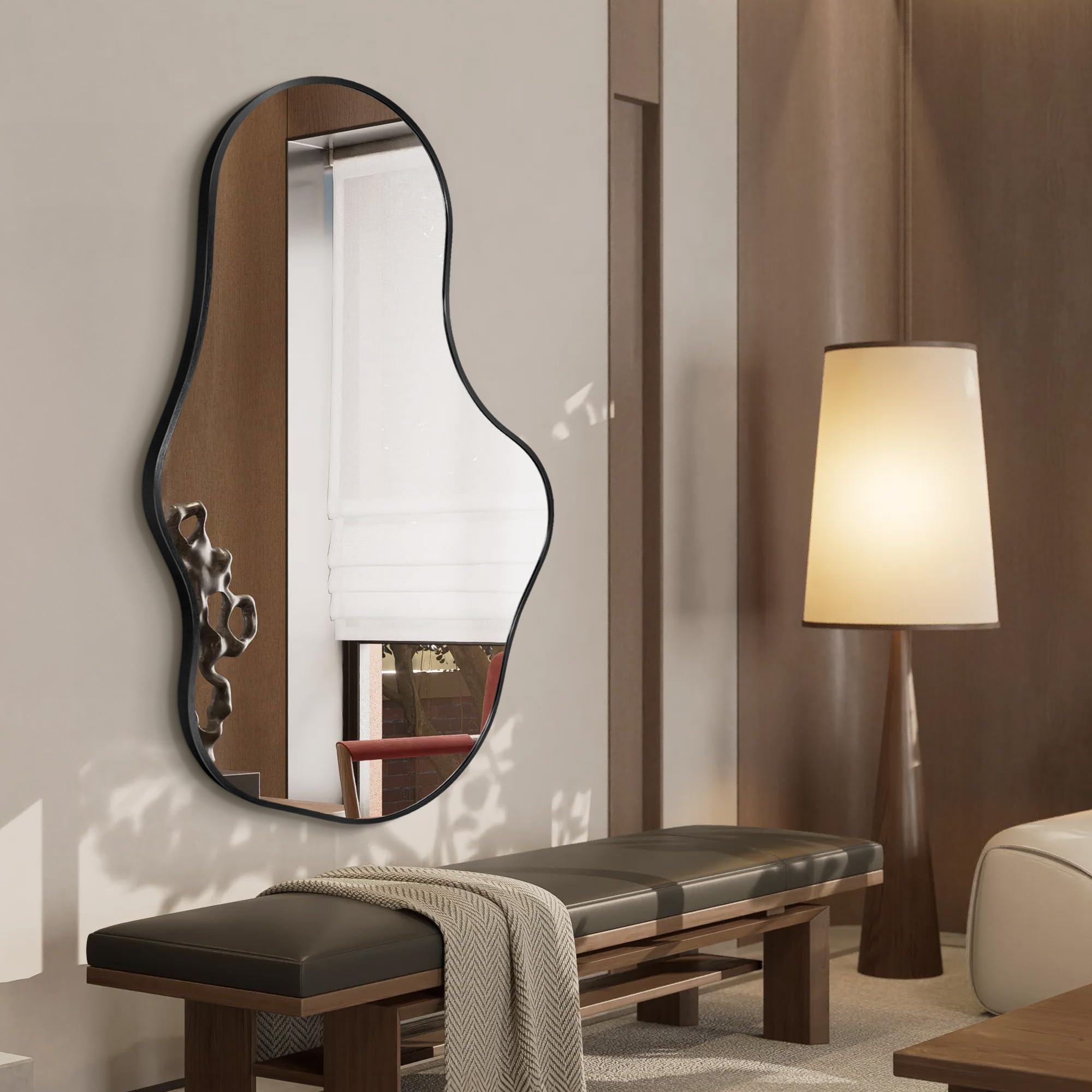 Dorlicecass entryway mirror fits various layouts and styles