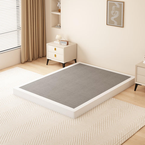 DORITRON 5in queen box spring with metal frame for sturdy, lasting mattress support.