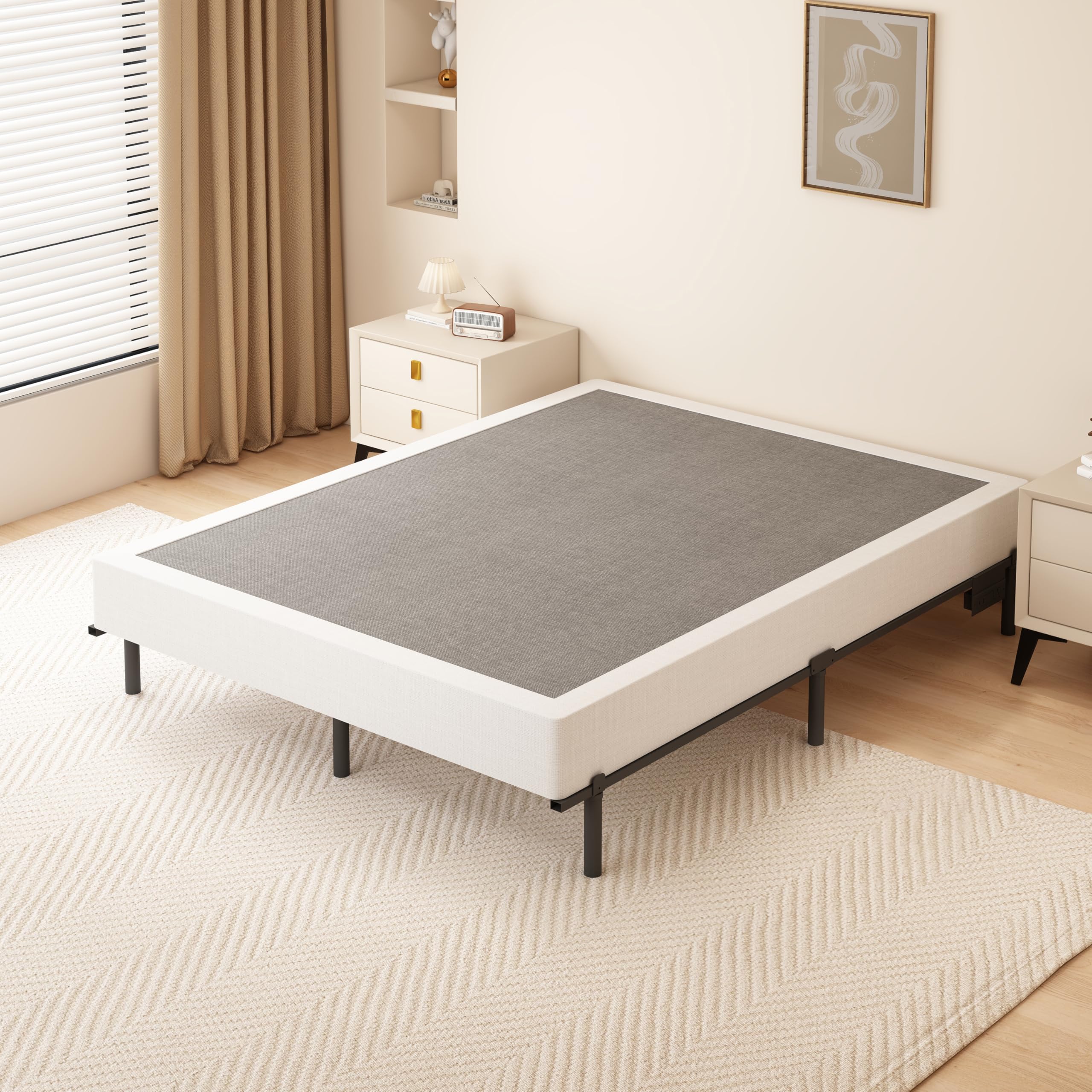 DORITRON easy-to-install cover maintains a clean, wrinkle-free appearance on the bed base.