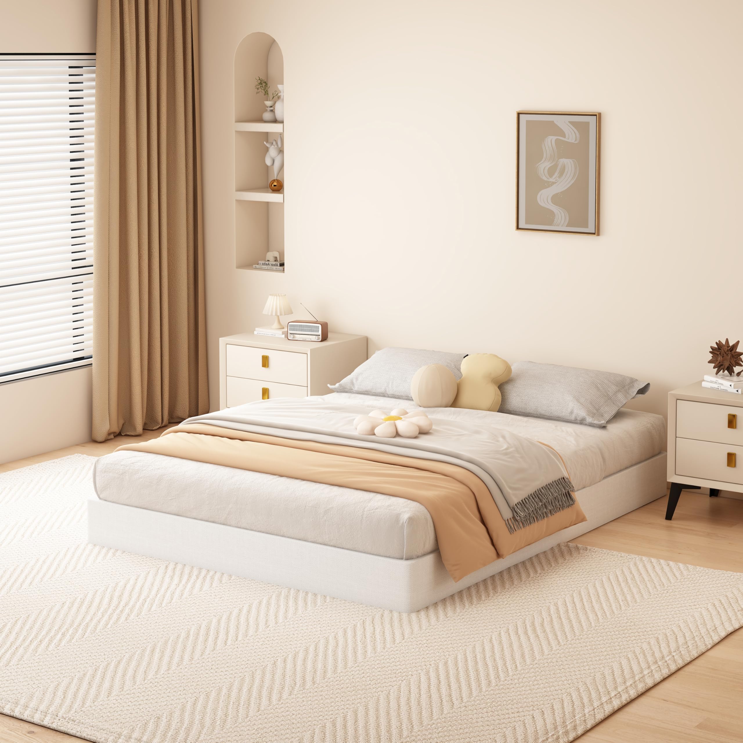 DORITRON four-rounded-corners safety reduces risk of bumps around the bed base.