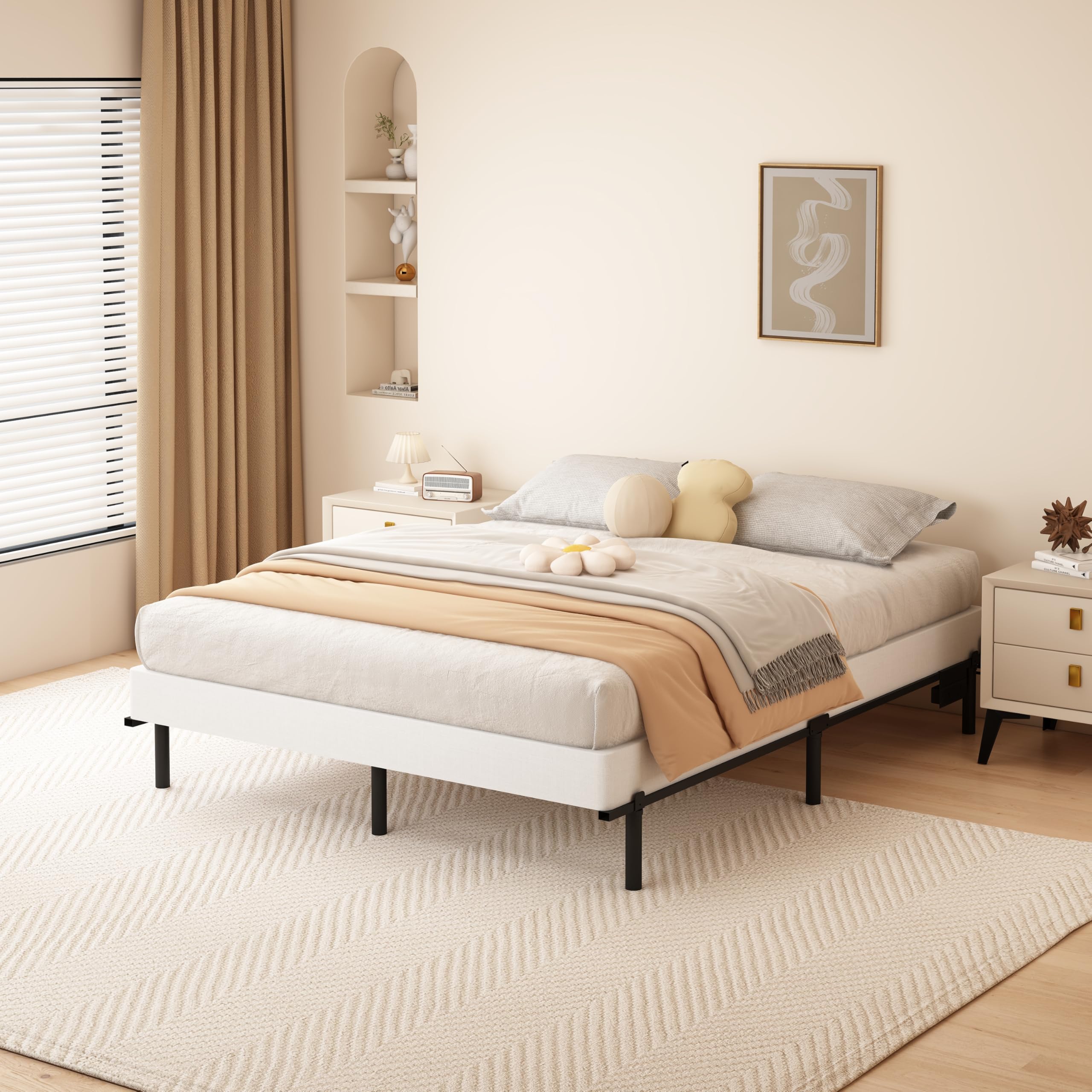 DORITRON heavy‑duty box spring supports up to 3000 pounds for stable foundation.