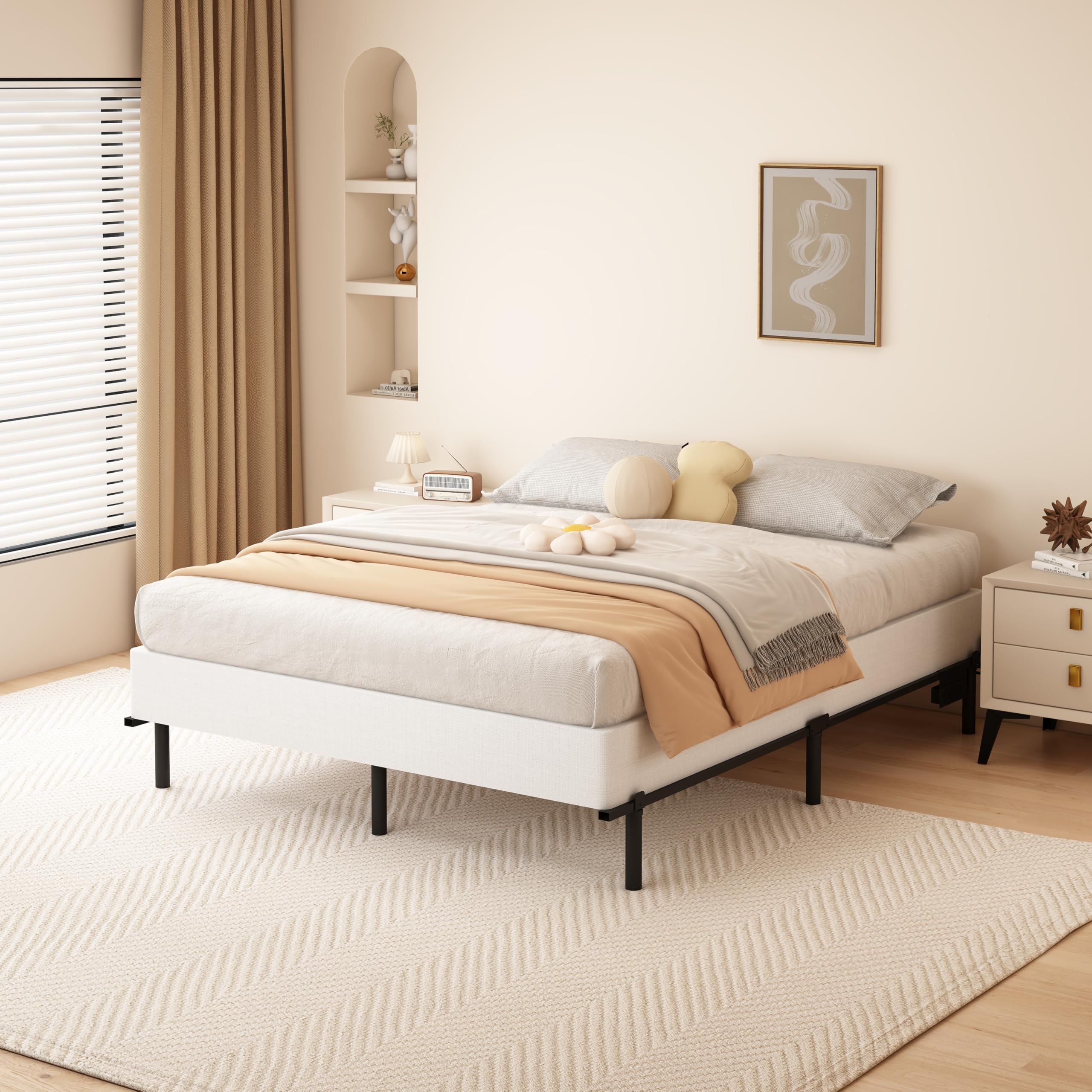 DORITRON heavy-duty steel construction offers durable support for heavy mattresses and long use.