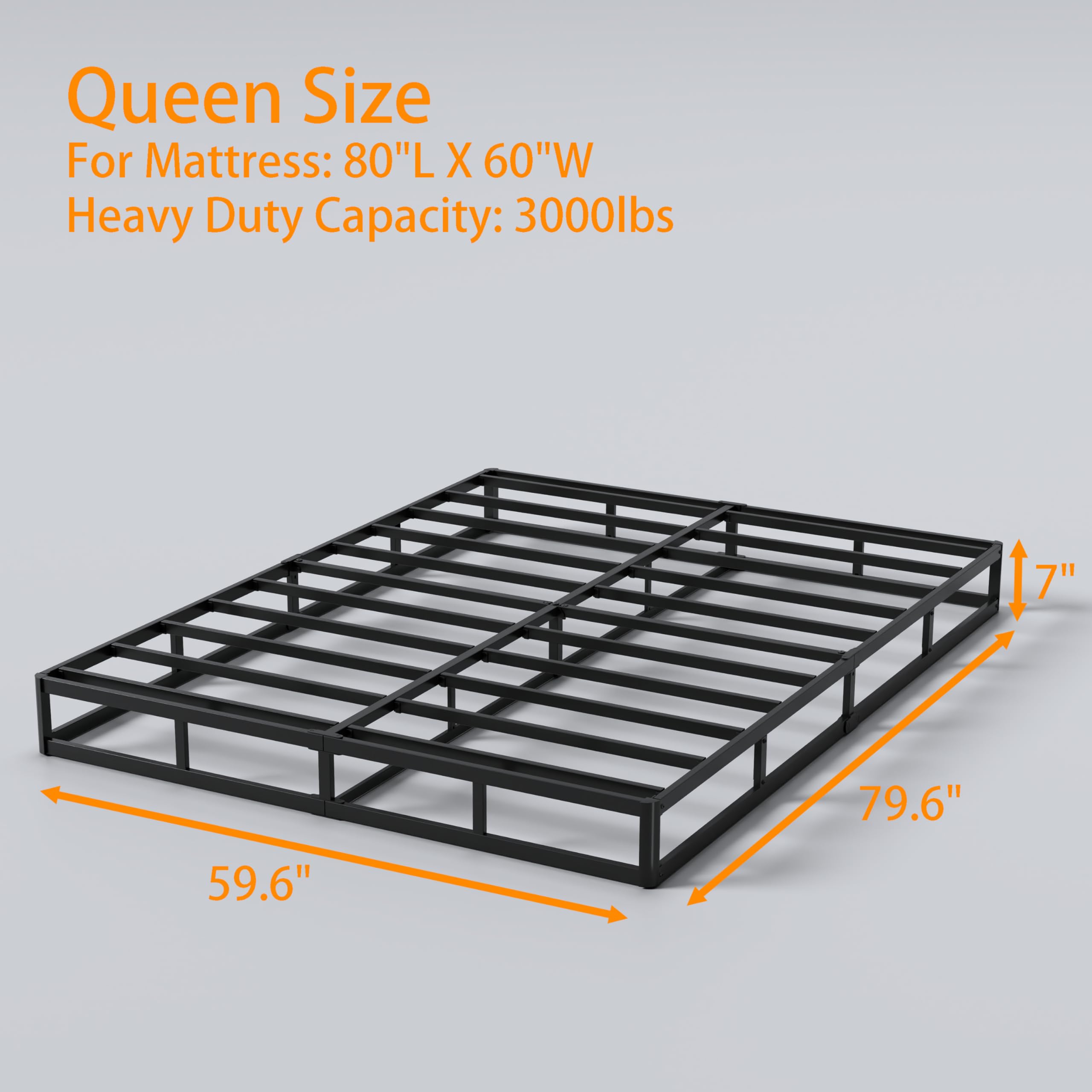 DORITRON queen box spring assembly demonstrates quick setup with included hardware and instructions.