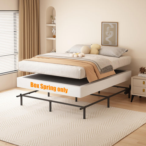 DORITRON quiet box spring delivers squeak-free support for peaceful, uninterrupted sleep.