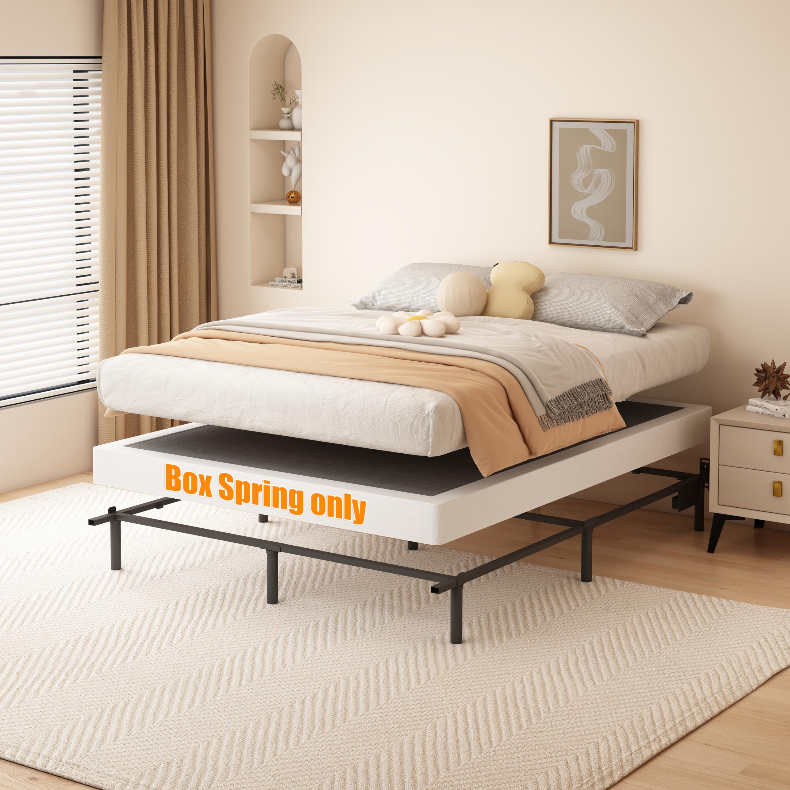 DORITRON quiet box spring shows squeak‑free design for peaceful sleep.