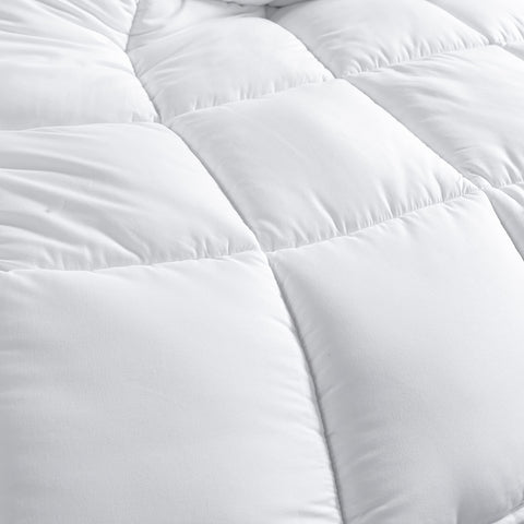 Dorrin Nessin cozy sleep environment suggesting restful night.