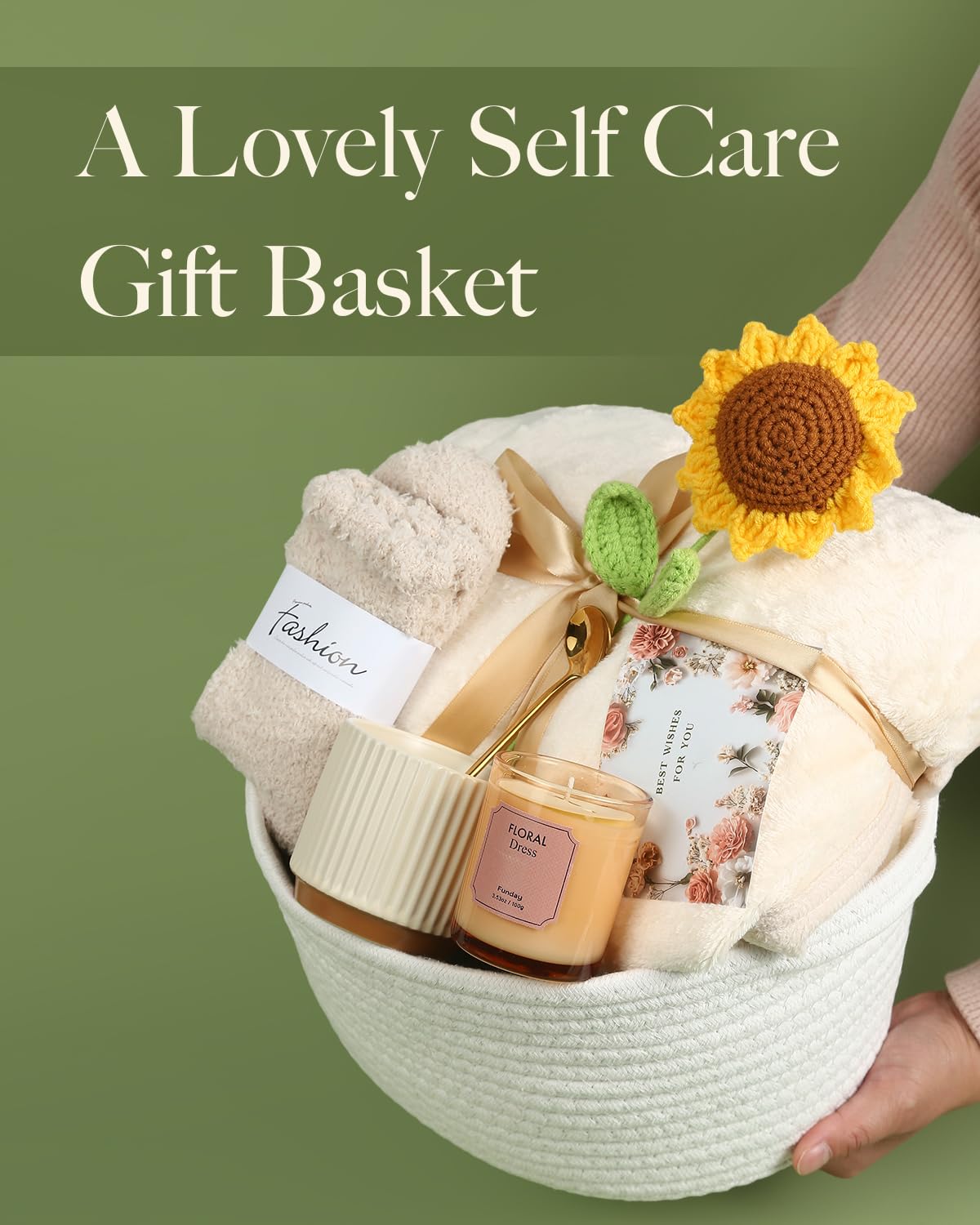 Doslola basket with handle ready for stylish home storage