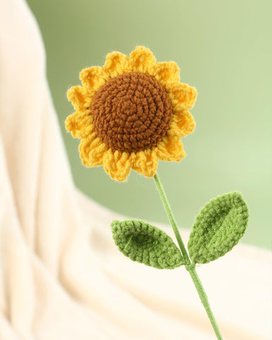 Doslola handwoven sunflower adds sunny decor to any room