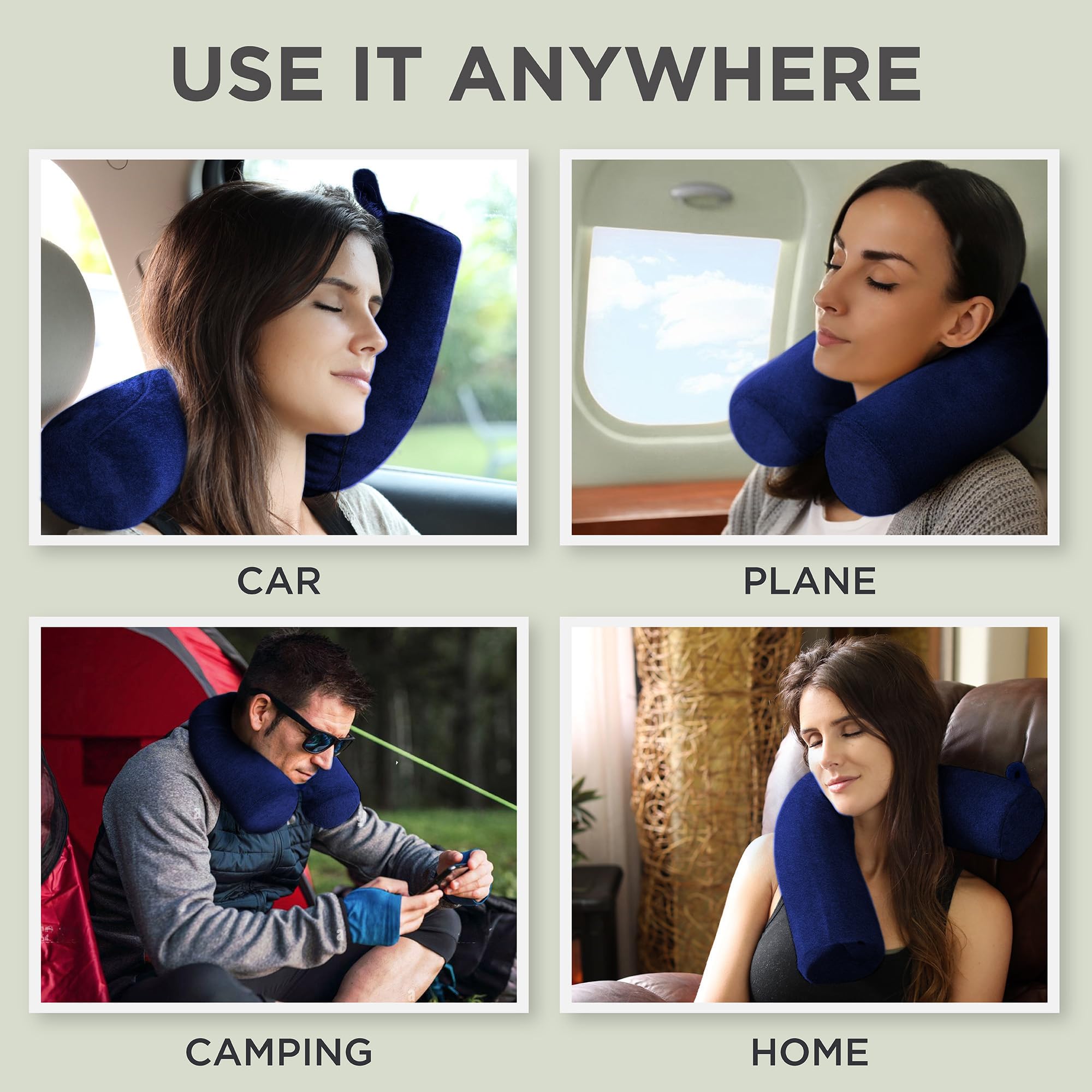 Dot&Dot memory foam cover is machine washable for easy cleaning between trips.