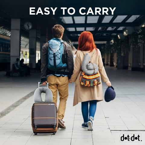 Breathable cotton cover on Dot&Dot Twist keeps travel clean and fresh.