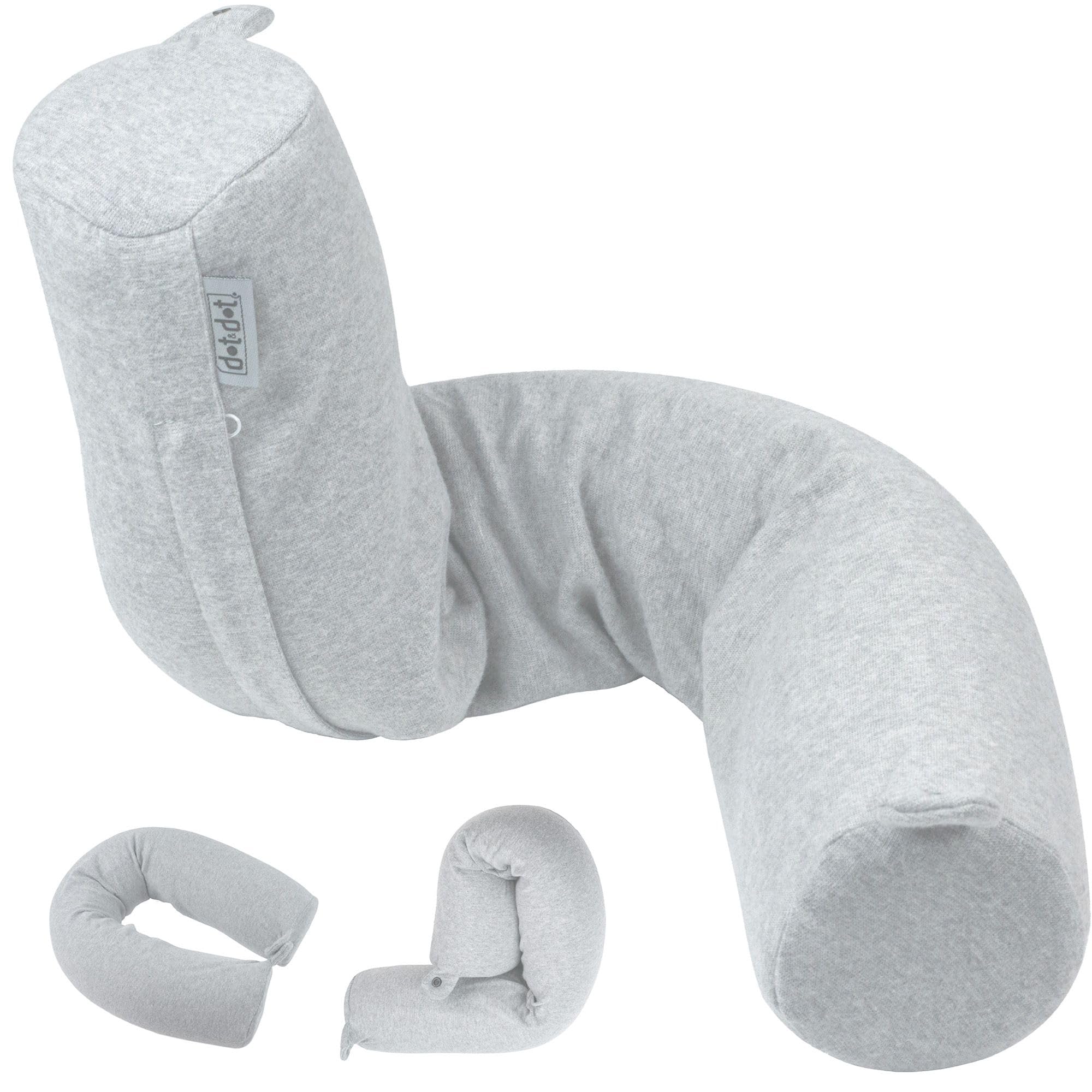 High-density memory foam cushions body for longer comfort in transit.
