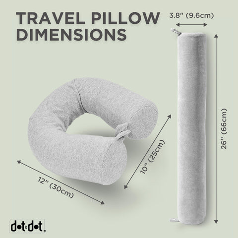 Snap closure on Dot&Dot Twist attaches to luggage for easy transport.