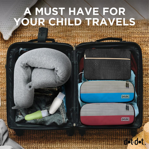 Dot&Dot Twist Memory Foam Kids Travel Pillow adjustable-neck-support shows adaptable kid comfort.