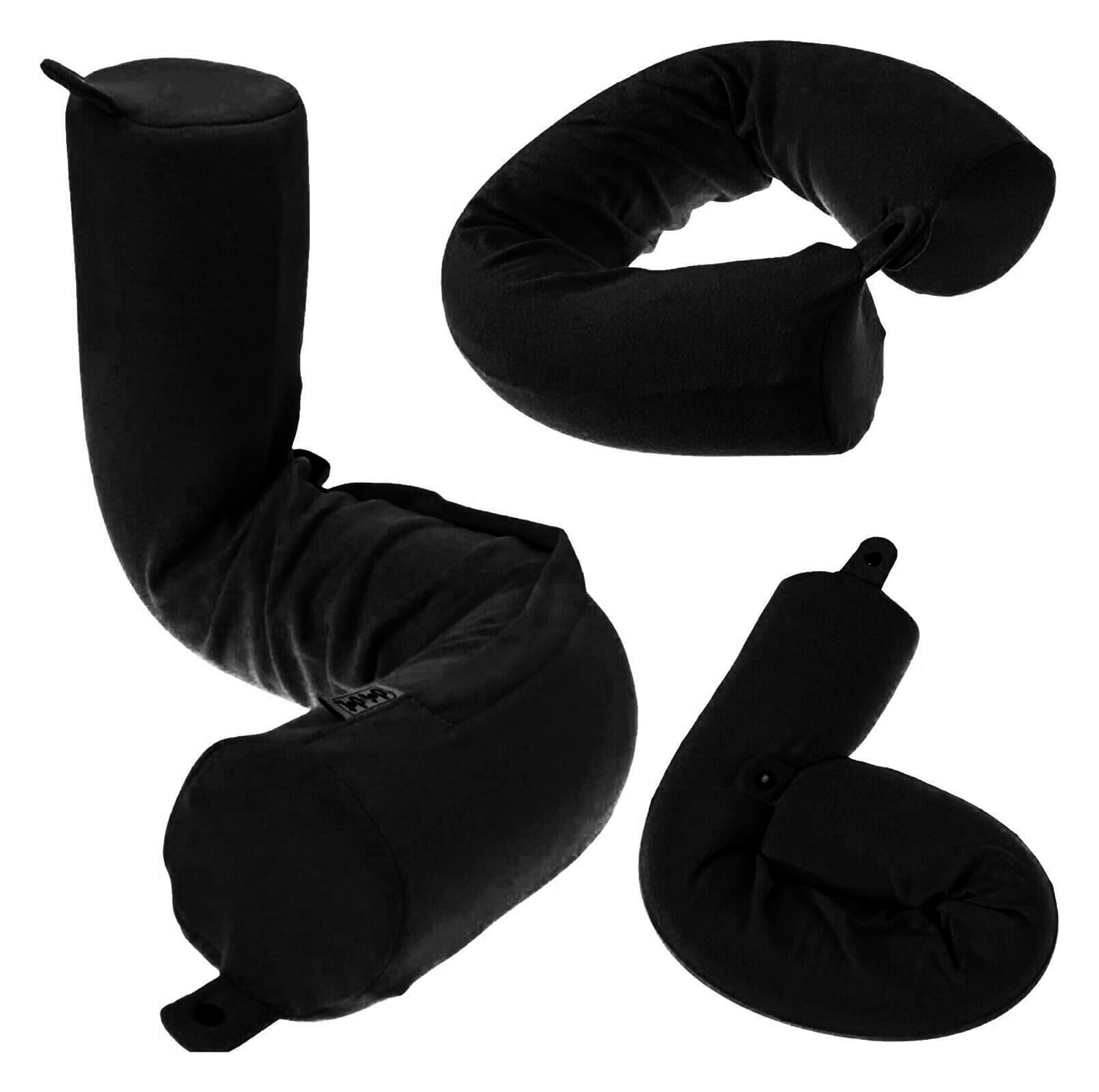 Dot&Dot Twist travel pillow demonstrates bendable design for customized support.