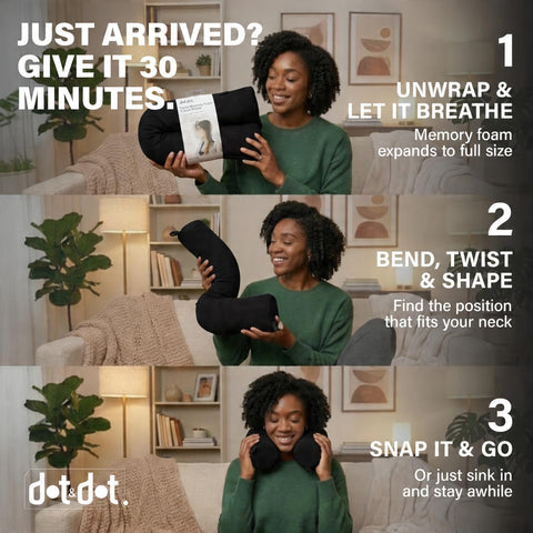 Dot&Dot Twist includes a carry strap for easy transport on the go.