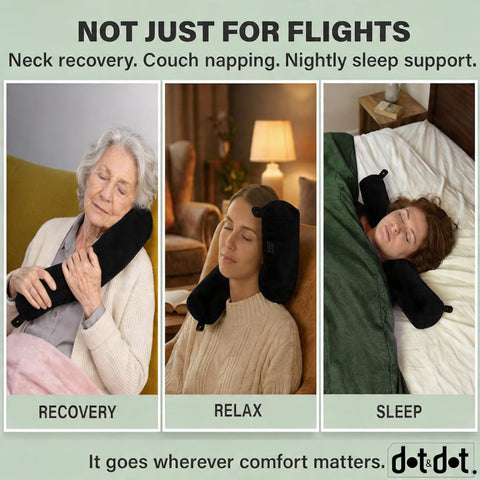 Dot&Dot Twist close-up shows memory foam comfort and contouring.