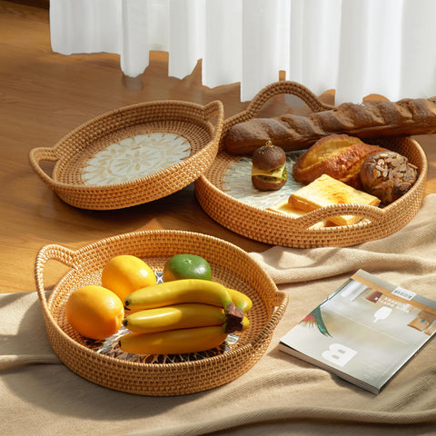 Double Gift tray for candles and snacks ideal hostess accessory.