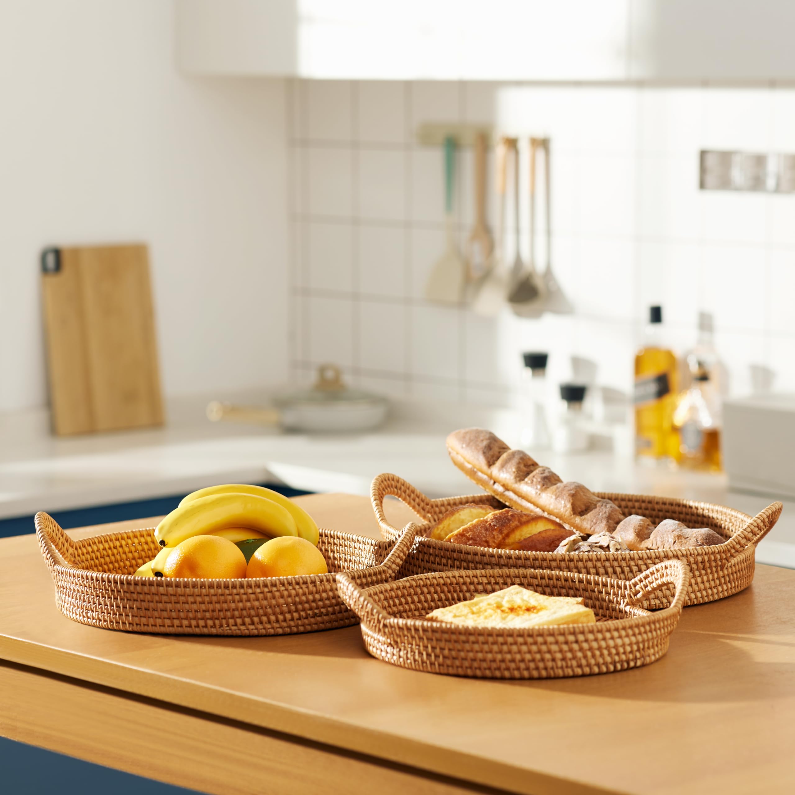 Double Gift eco friendly tray set durable and reusable.