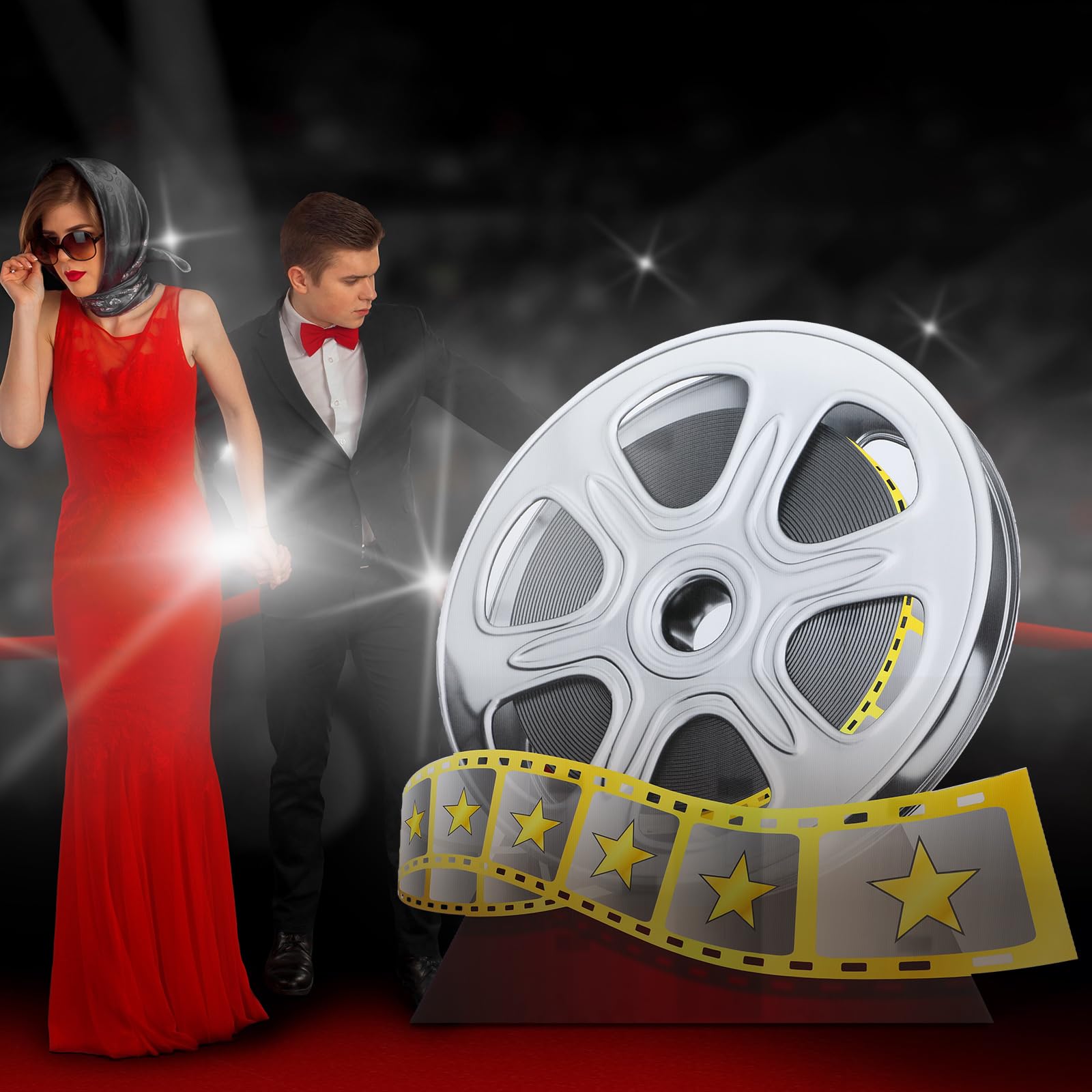 DoubleFill awards night photo prop used as stage decoration and backdrop.