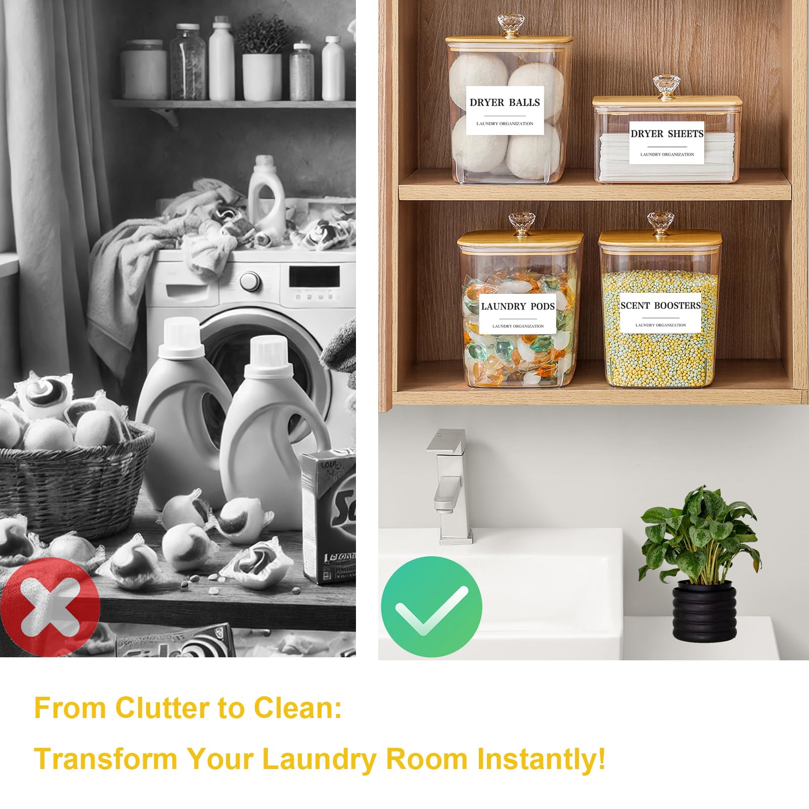 Dounozzi dryer sheet holder stores up to 230 sheets for quick access.