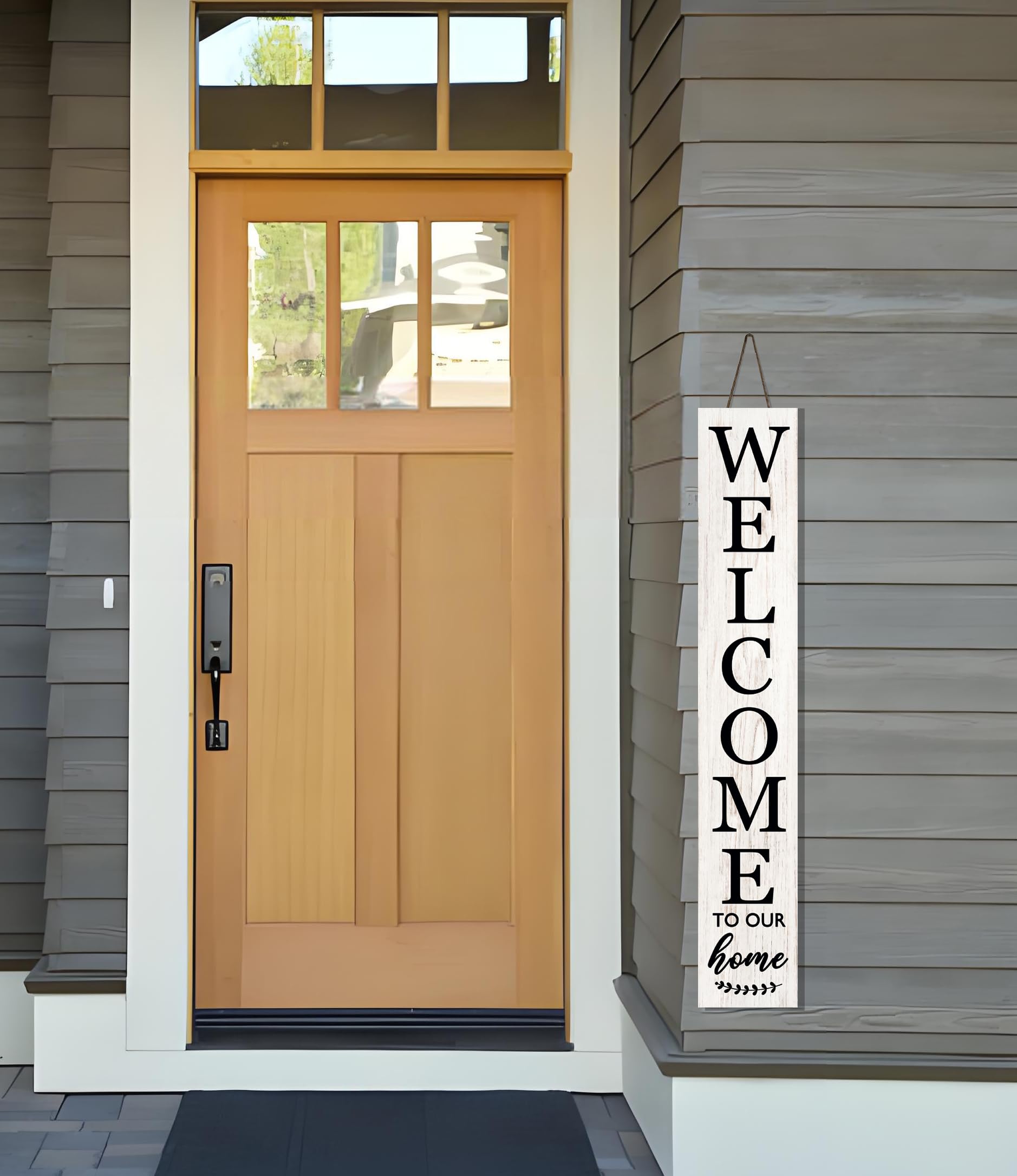 DOUSUI large farmhouse welcome sign adds versatile decor to any room