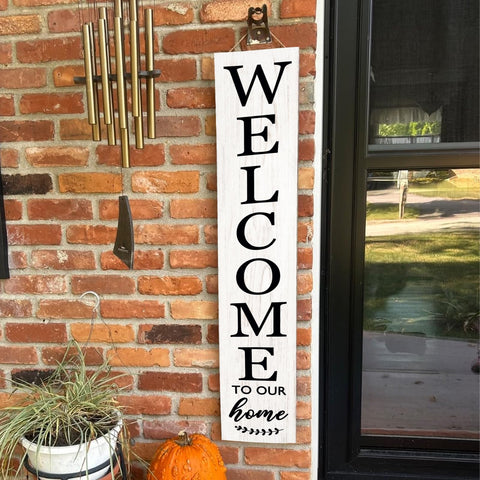 DOUSUI durable wood sign offers easy hanging or leaning display