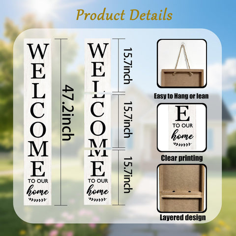 DOUSUI three-plank assembly sign shows classic rustic charm
