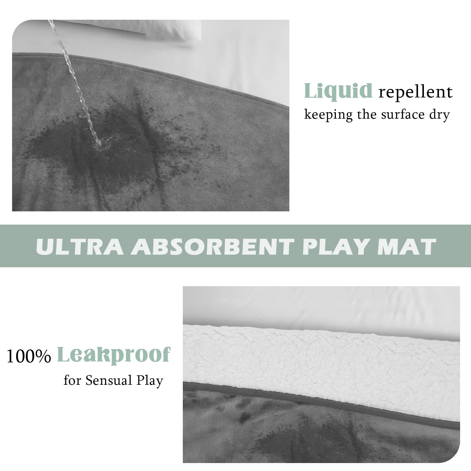 DOVIROS waterproof blanket 80x60 inches demonstrates ample coverage for beds and sofas.