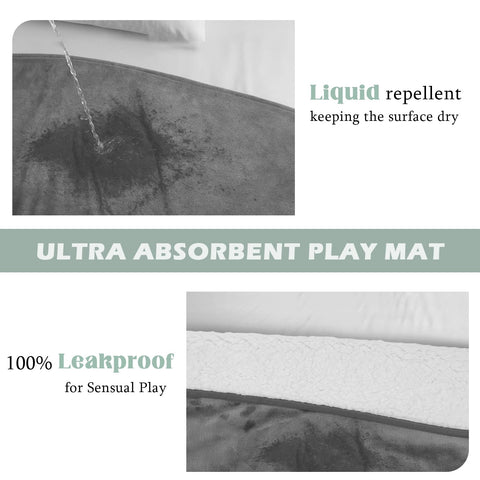DOVIROS waterproof blanket 80x60 inches demonstrates ample coverage for beds and sofas.
