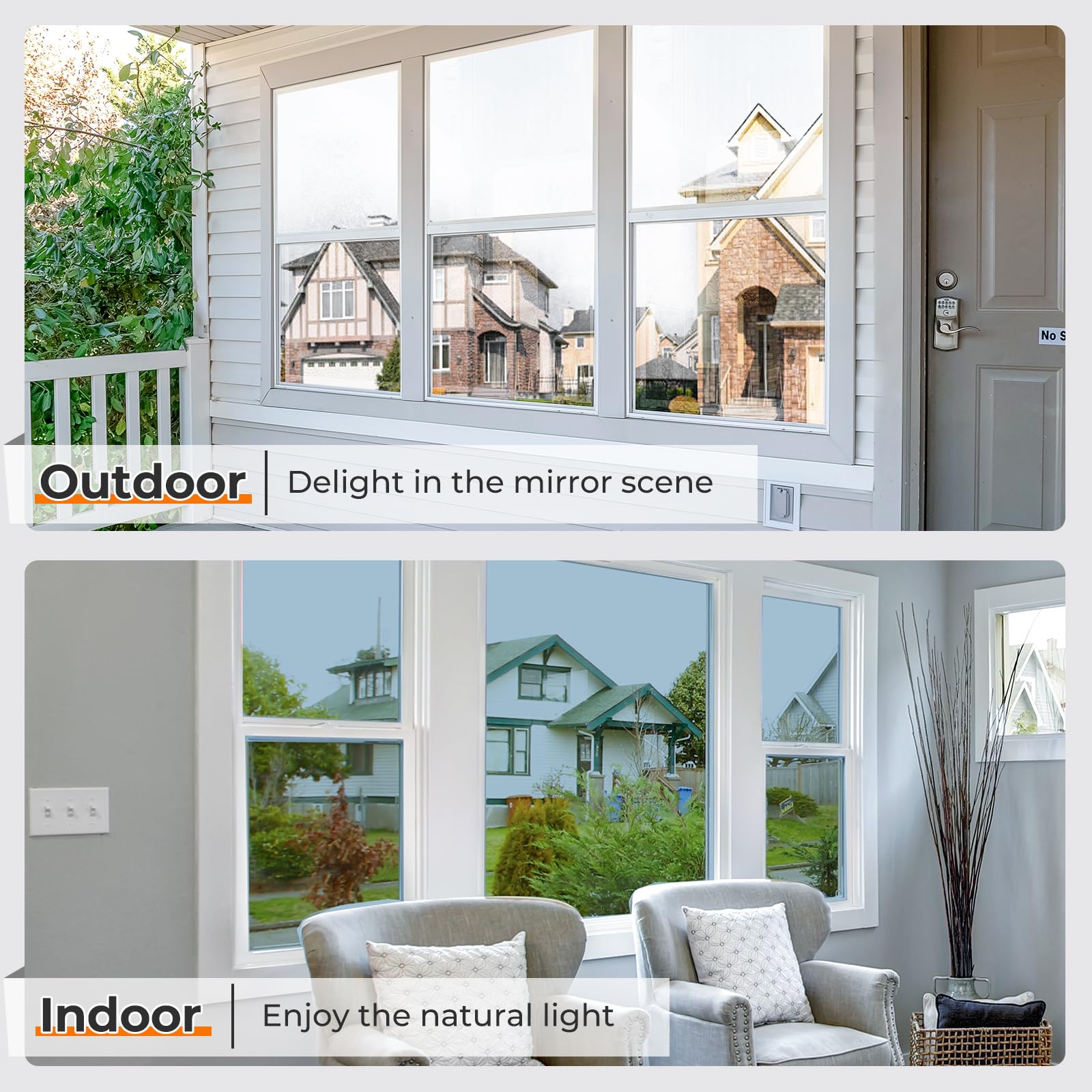 DOWELL Window Privacy Film removes cleanly without sticky residue.