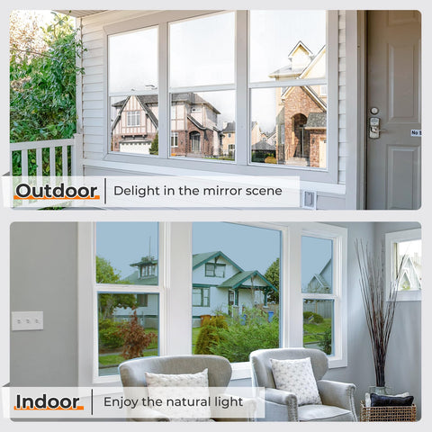 DOWELL Window Privacy Film removes cleanly without sticky residue.