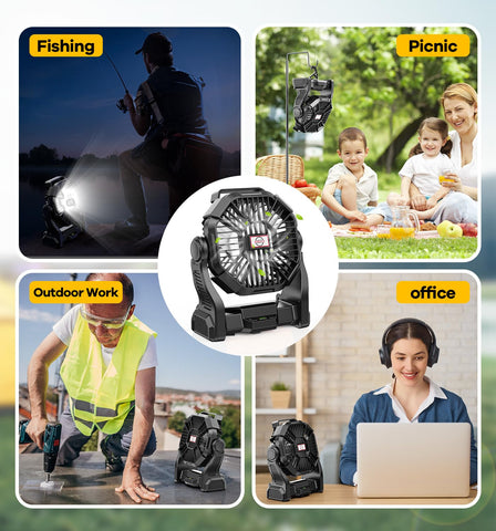 DOWILLDO compact design fits backpack travel needs