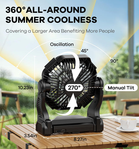 DOWILLDO four-speed control lets you tailor airflow