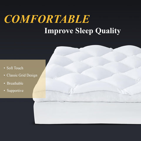 Downcool 80x60x3 topper promotes balanced temperature for deeper, more restorative nights.