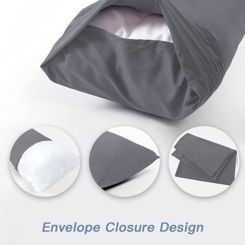 Downcool boyfriend pillow use on bed for lounging.