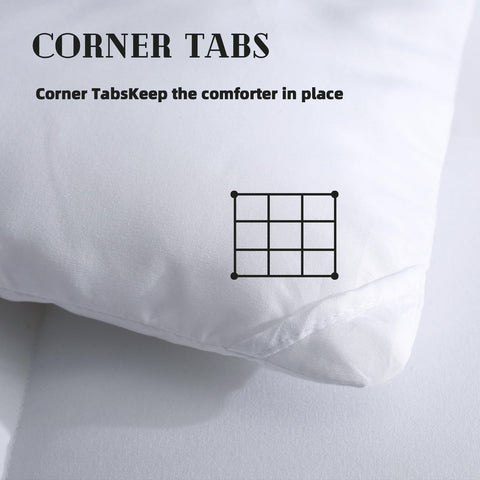 DOWNCOOL comforter box-stitch design keeps fill in place for smooth, lasting loft.