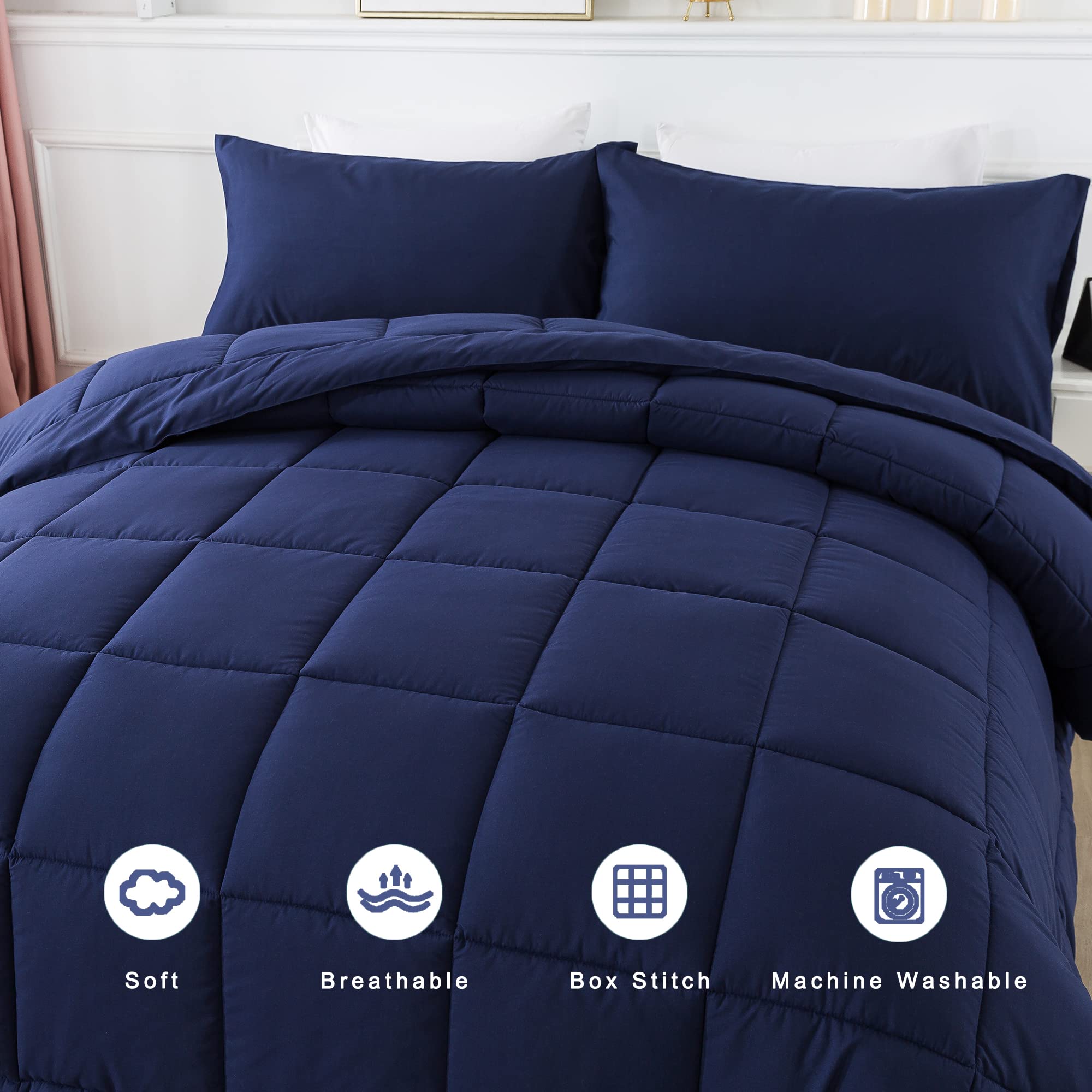 DOWNCOOL comforter corner tabs securing bedding in place